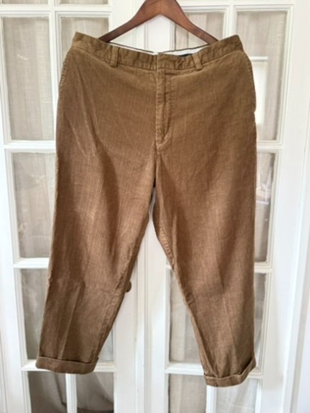 Van Heusen Tan Brown Corduroy Pants Men's Size 36